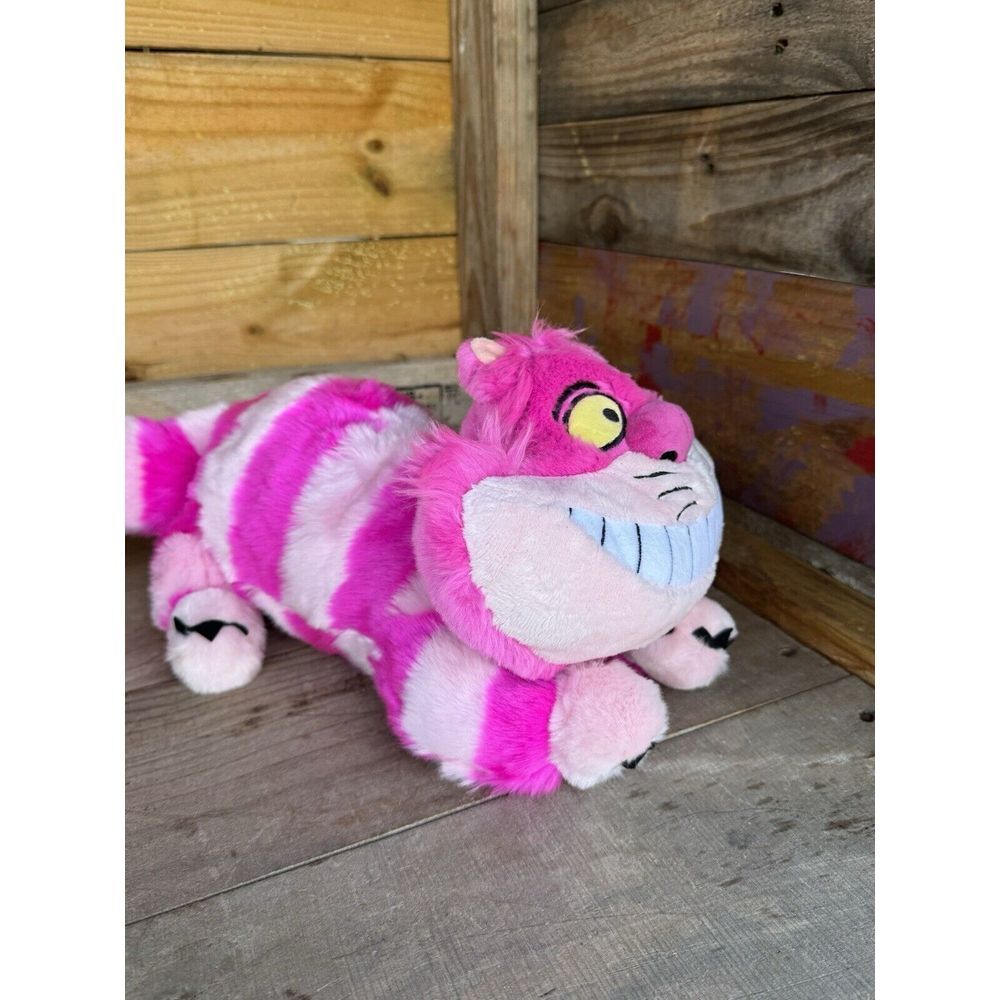 Disney Alice In Wonderland Cheshire Cat 18"Plush Stuffed Animal SOFT